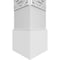 Ekena Millwork Craftsman Classic Square Non-Tapered Gilcrest Fretwork Column w/ Standard Capital & Standard Base CC1009ENGCTCSCS - alternate 4